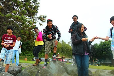 Youth in Seattle with a Freechild Project summer camp